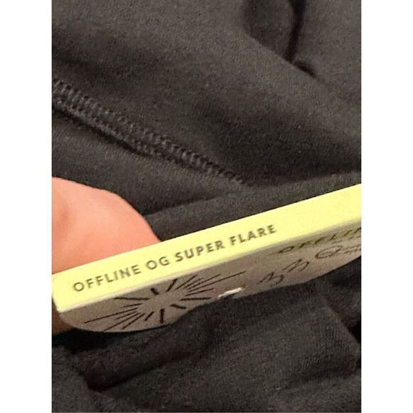 Offline by Aerie NWT size XS hi-rise OG super flare leggings fold over - Picture 9 of 9